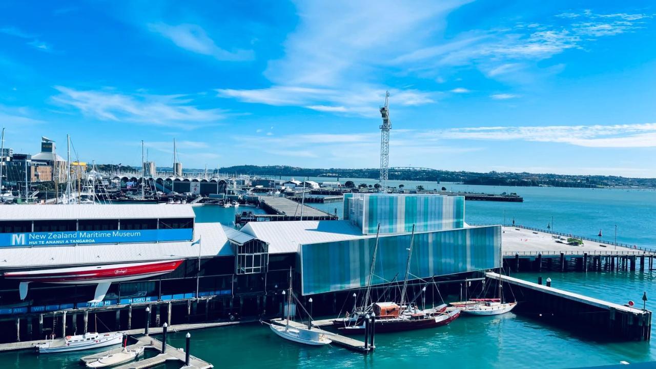 New Waterfront Penthouse On Princes Wharf With Harbor View! The Heart Of Auckland City! Free Parking! Exteriör bild