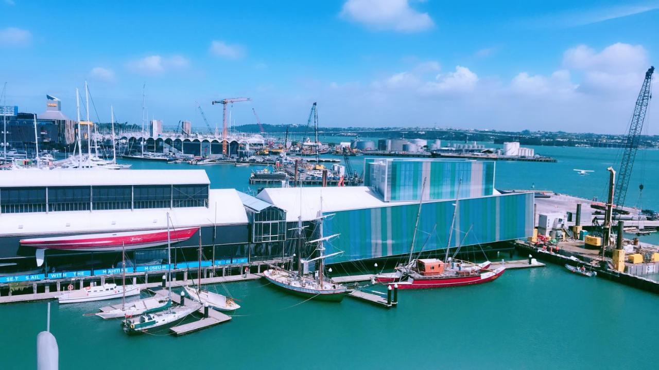 New Waterfront Penthouse On Princes Wharf With Harbor View! The Heart Of Auckland City! Free Parking! Exteriör bild